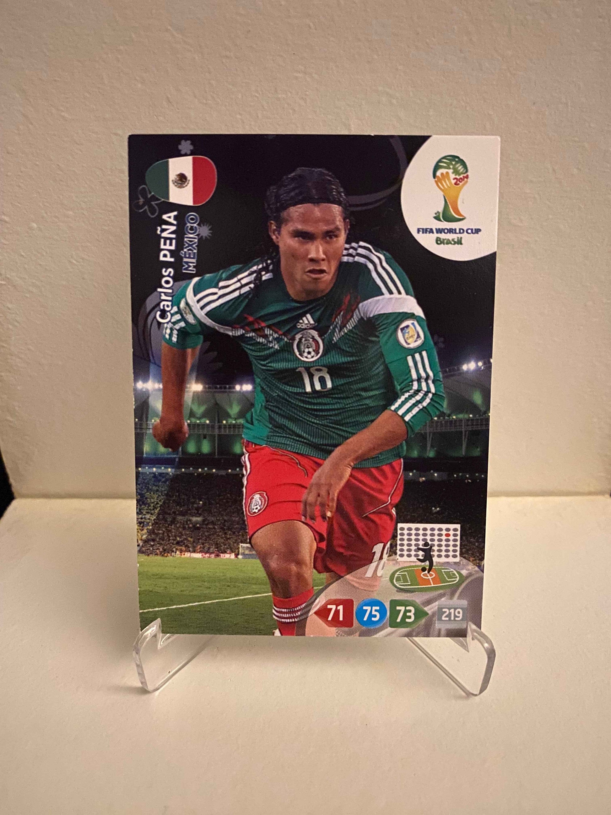 Fodbold kort Panini Adrenalyn XL World Cup 2014 - Mexico Carlos Pena - Pokedexet