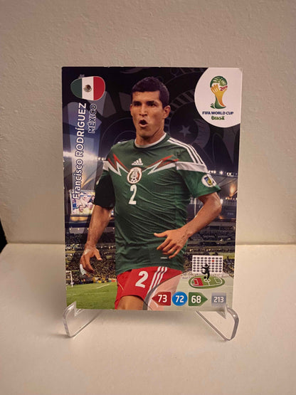 Fodbold kort Panini Adrenalyn XL World Cup 2014 - Mexico Francisco Rodriguez - Pokedexet