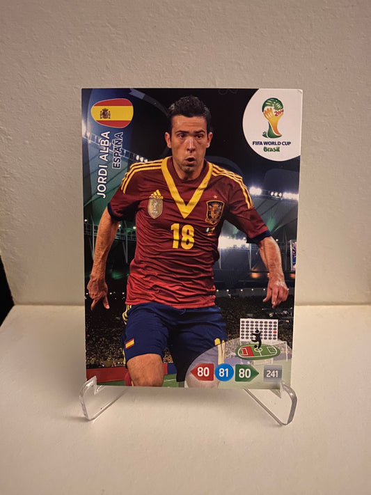 Panini Adrenalyn XL World Cup 2014 Spanien Jordi Alba
