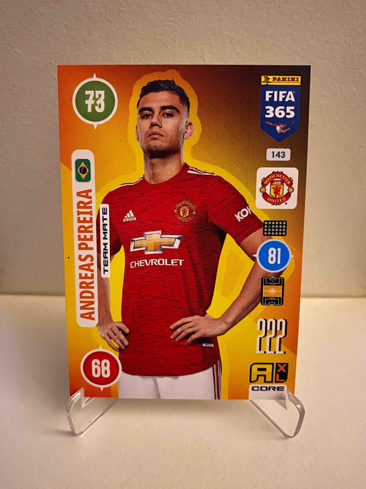 Panini FIFA 365 Adrenalyn XL 2020/2021 - Manchester United Andreas Pereira 143