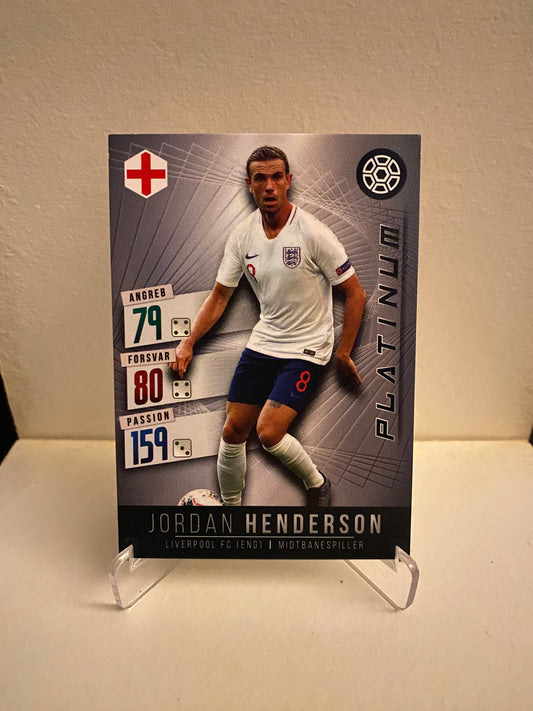 Fodbold kort Panini Family EURO 2020 - England Jordan Henderson - Pokedexet