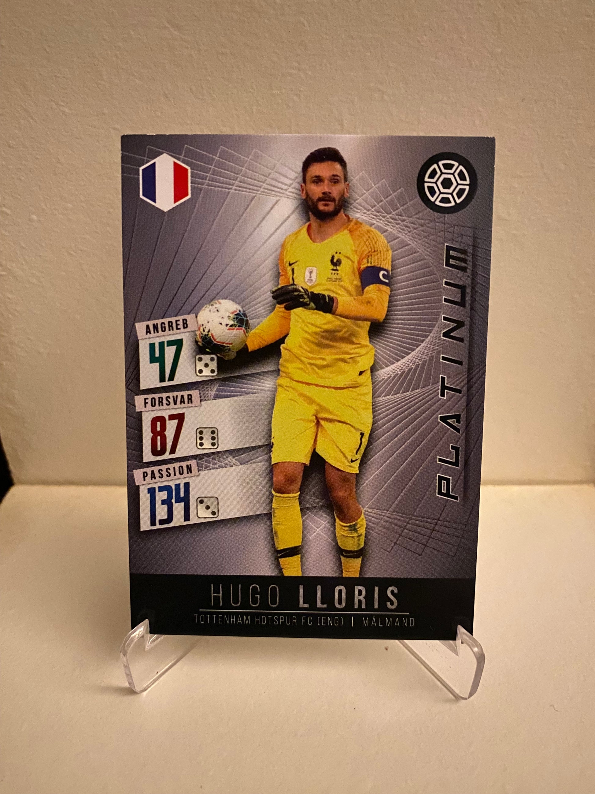 Fodbold kort Panini Family EURO 2020 - Frankrig Hugo Lloris - Pokedexet