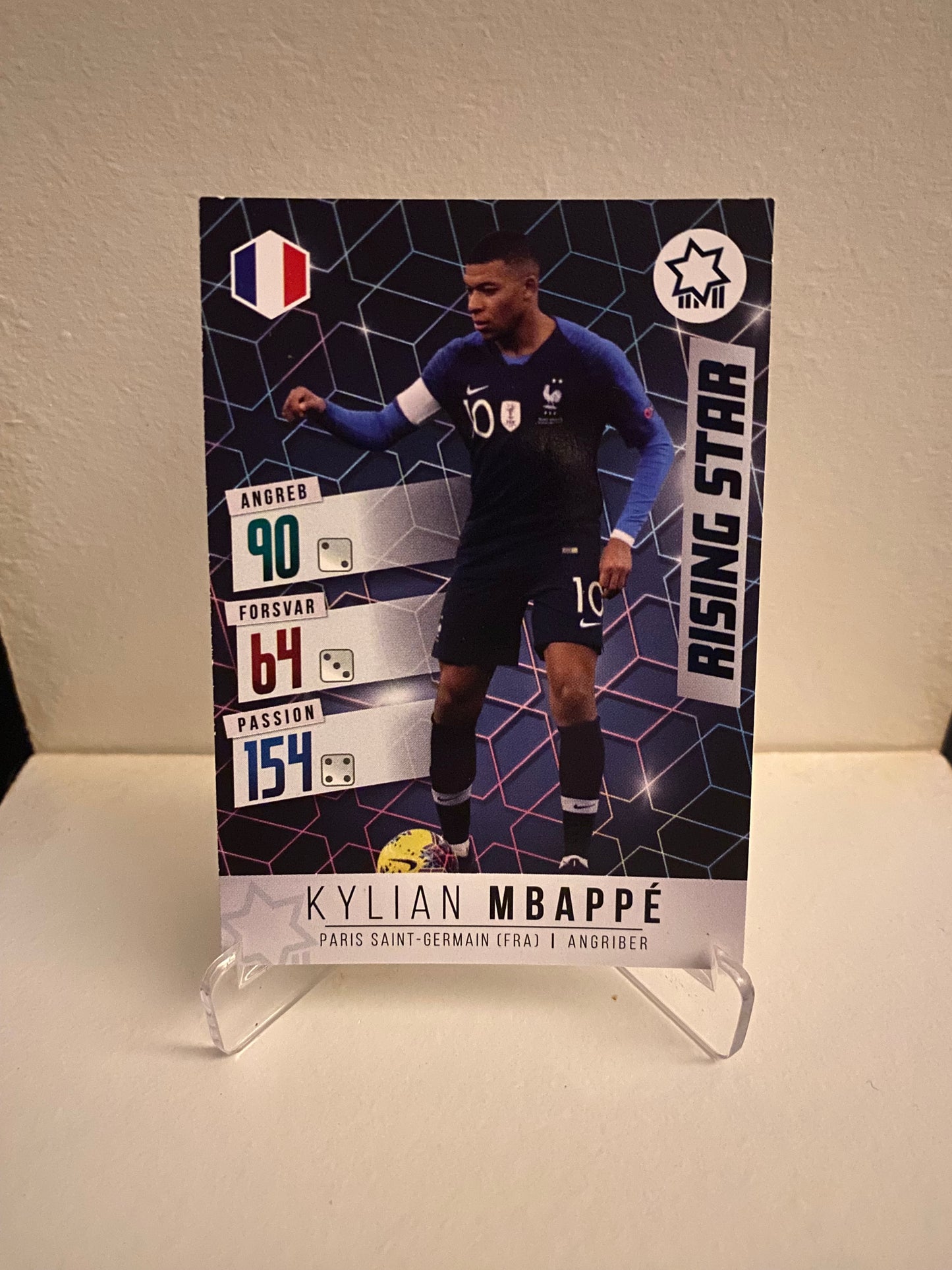 Fodbold kort Panini Family EURO 2020 - Frankrig Kylian Mbappe - Pokedexet
