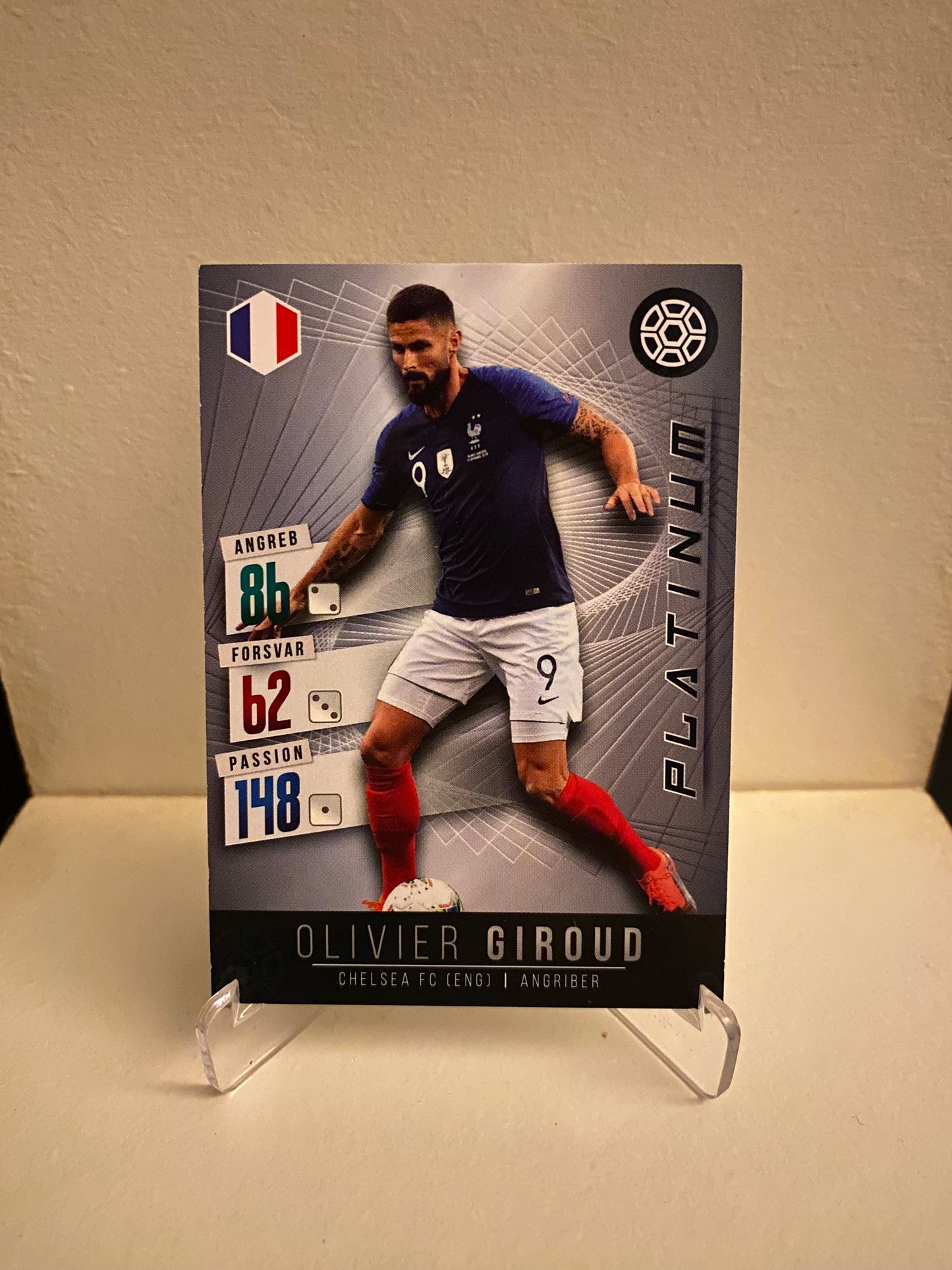 Fodbold kort Panini Family EURO 2020 - Frankrig Olivier Giroud - Pokedexet