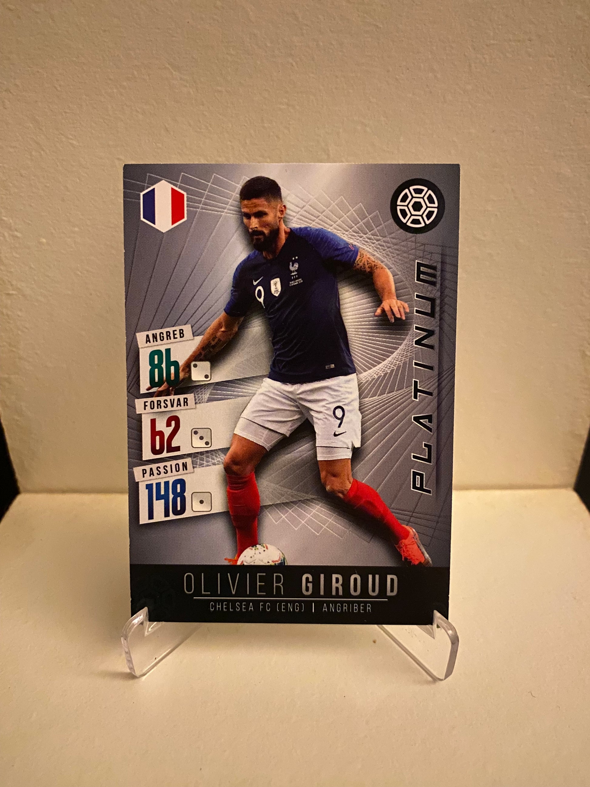Fodbold kort Panini Family EURO 2020 - Frankrig Olivier Giroud - Pokedexet