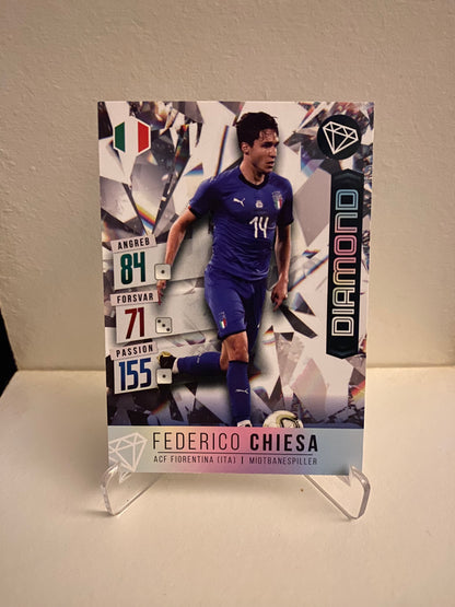 Fodbold kort Panini Family EURO 2020 - Italien Federico Chiesa - Pokedexet