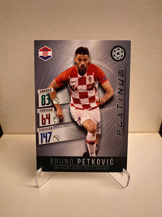 Fodbold kort Panini Family EURO 2020 - Kroatien Bruno Petkovic - Pokedexet