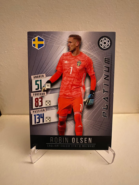 Fodbold kort Panini Family EURO 2020 - Sverige Robin Olsen - Pokedexet