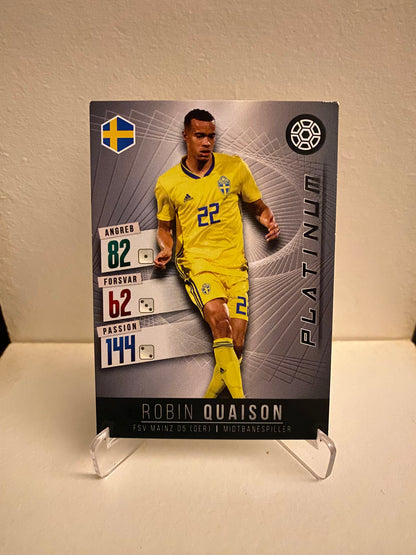 Fodbold kort Panini Family EURO 2020 - Sverige Robin Quaison - Pokedexet