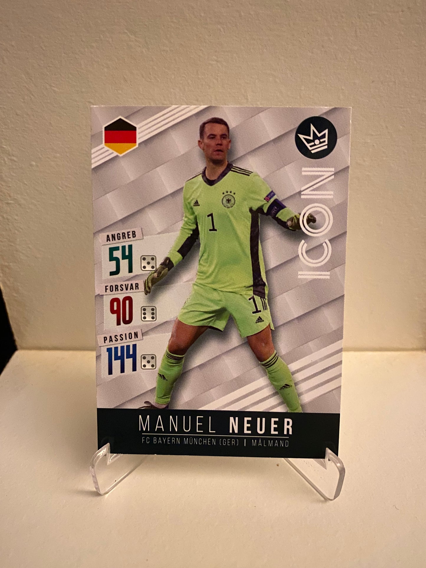 Fodbold kort Panini Family EURO 2020 - Tyskland Manuel Neuer - Pokedexet