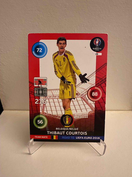 Fodbold kort Panini Road To UEFA EURO 2016 - Belgien Thibaut Courtois - Pokedexet