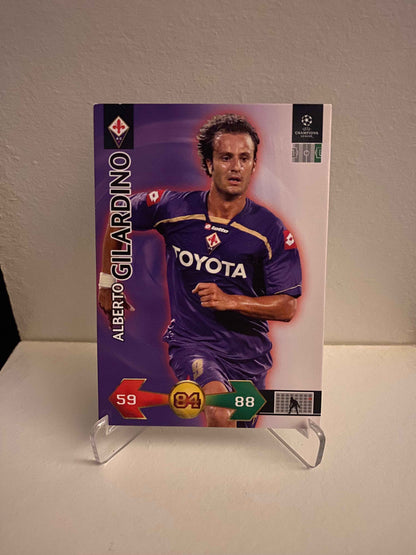 Fodbold kort Panini UEFA Champions League 2009/2010 - Fiorentina Alberto Gilardino - Pokedexet
