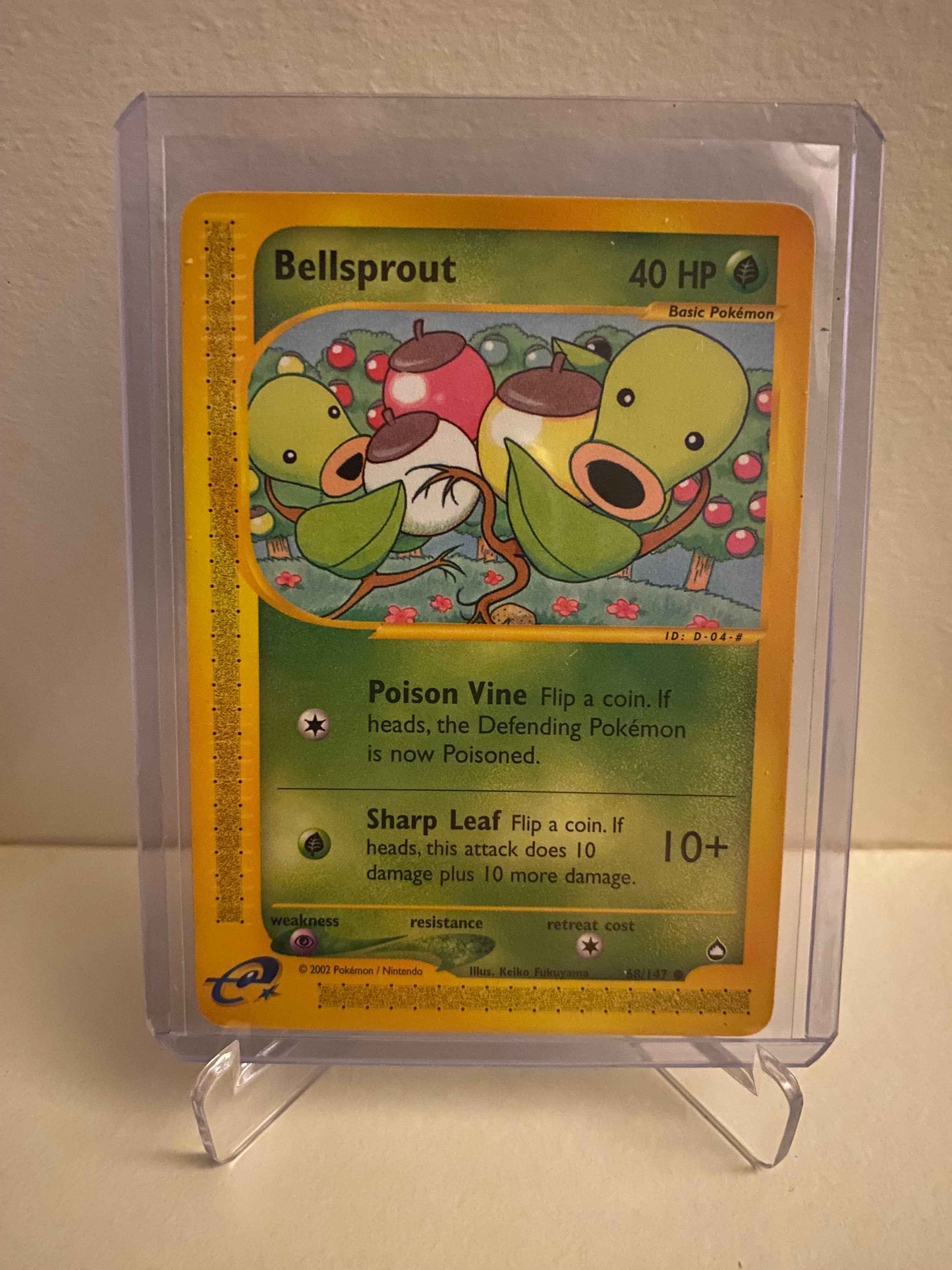 Pokemon kort Aquapolis - Bellsprout (68/147) - Pokedexet