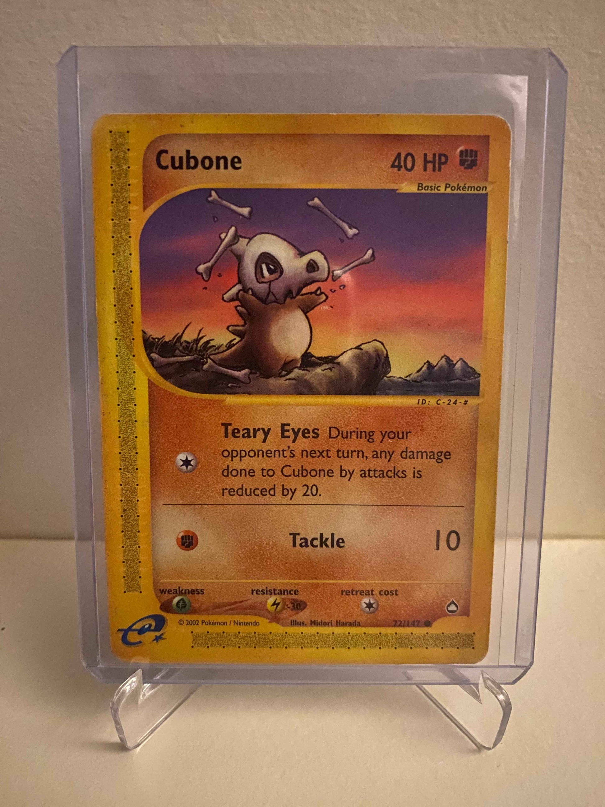 Pokemon kort Aquapolis - Cubone (72/147) - Pokedexet