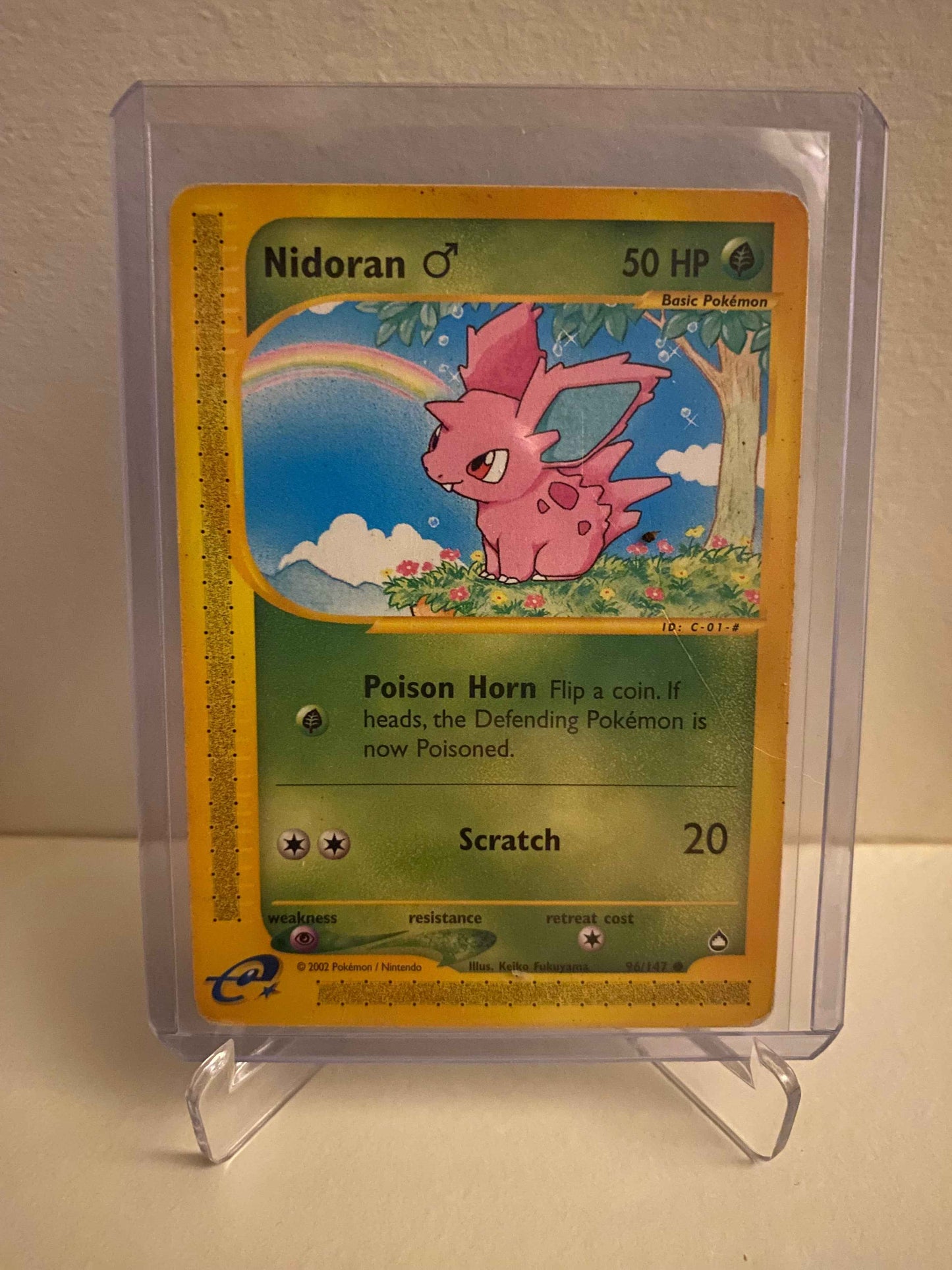 Pokemon kort Aquapolis - Nidoran (96/147) - Pokedexet