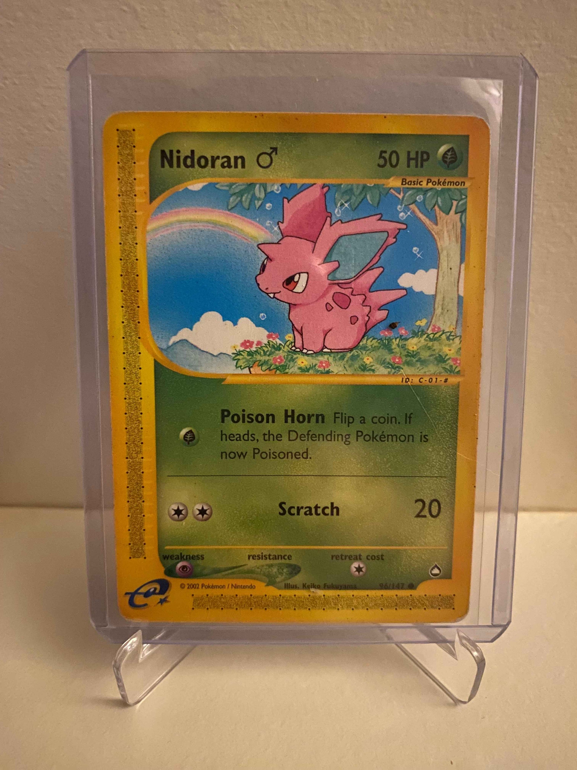 Pokemon kort Aquapolis - Nidoran (96/147) - Pokedexet