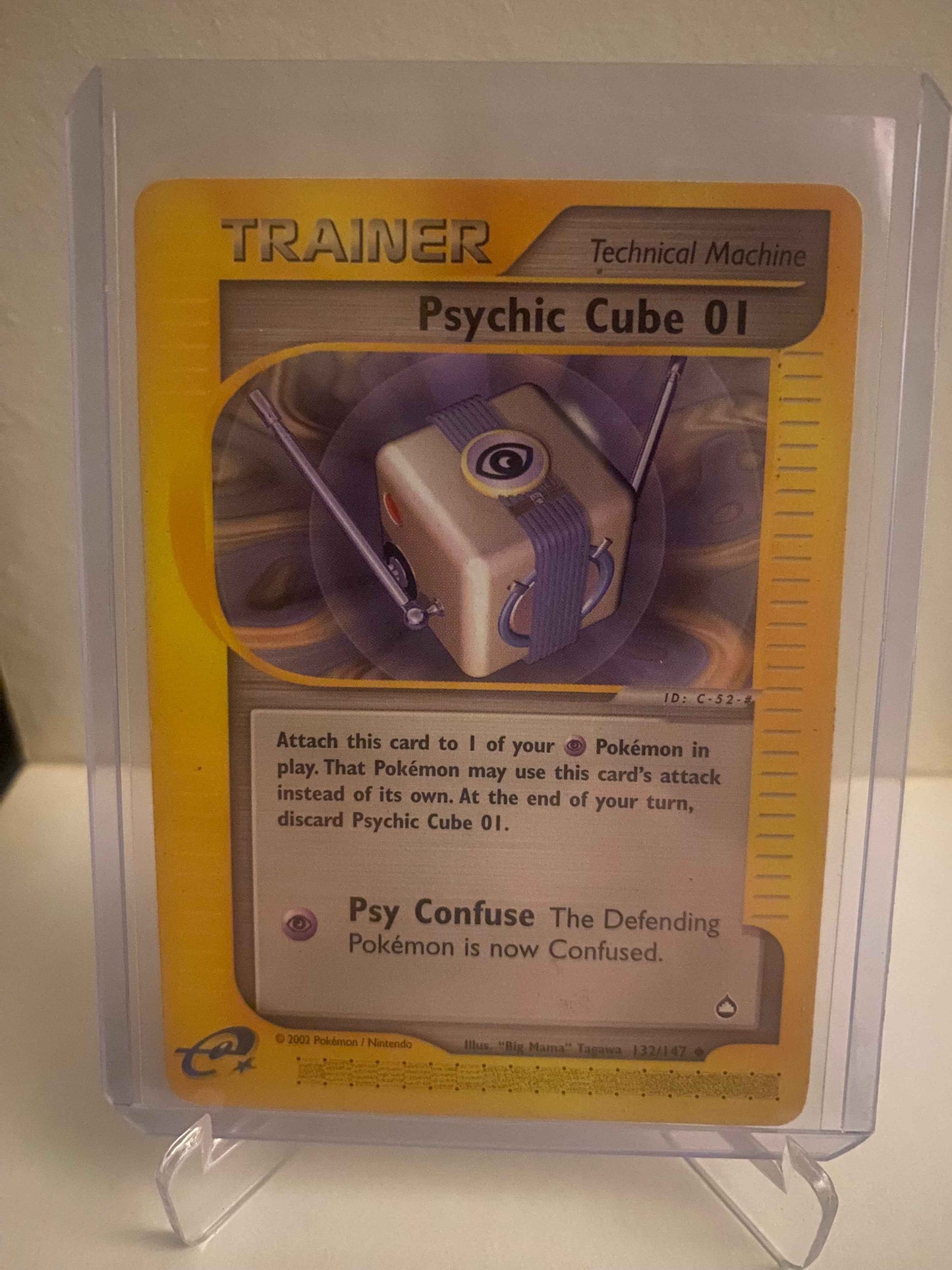 Pokemon kort Aquapolis - Psychic Cube (132/147) - Pokedexet