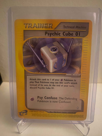 Pokemon kort Aquapolis - Psychic Cube (132/147) - Pokedexet