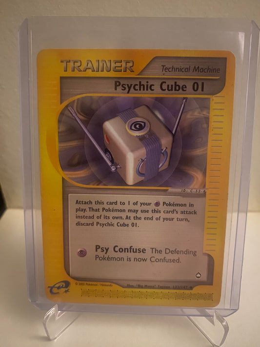 Pokemon Aquapolis Psychic Cube (132/147)