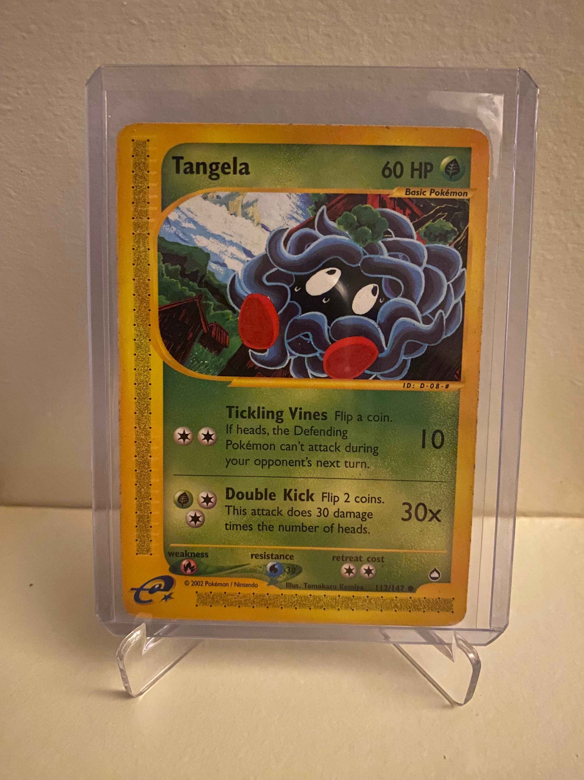 Pokemon kort Aquapolis - Tangela (112/147) - Pokedexet