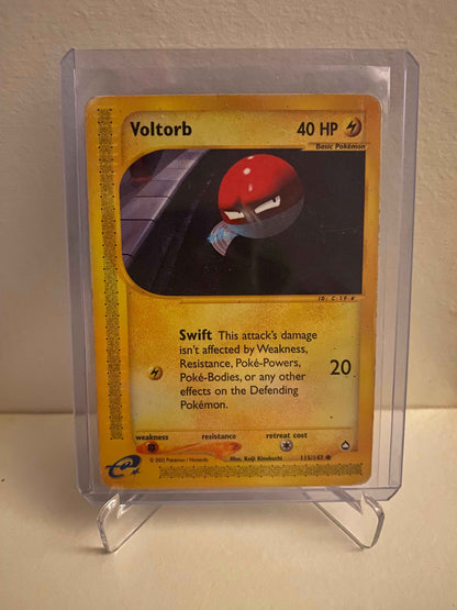 Pokemon kort Aquapolis - Voltorb (115/147) - Pokedexet