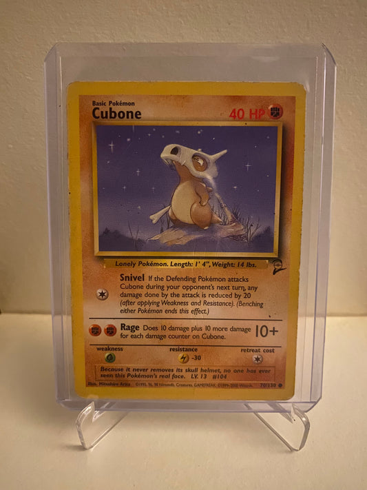 Pokemon Base Set 2 Cubone (70/130)