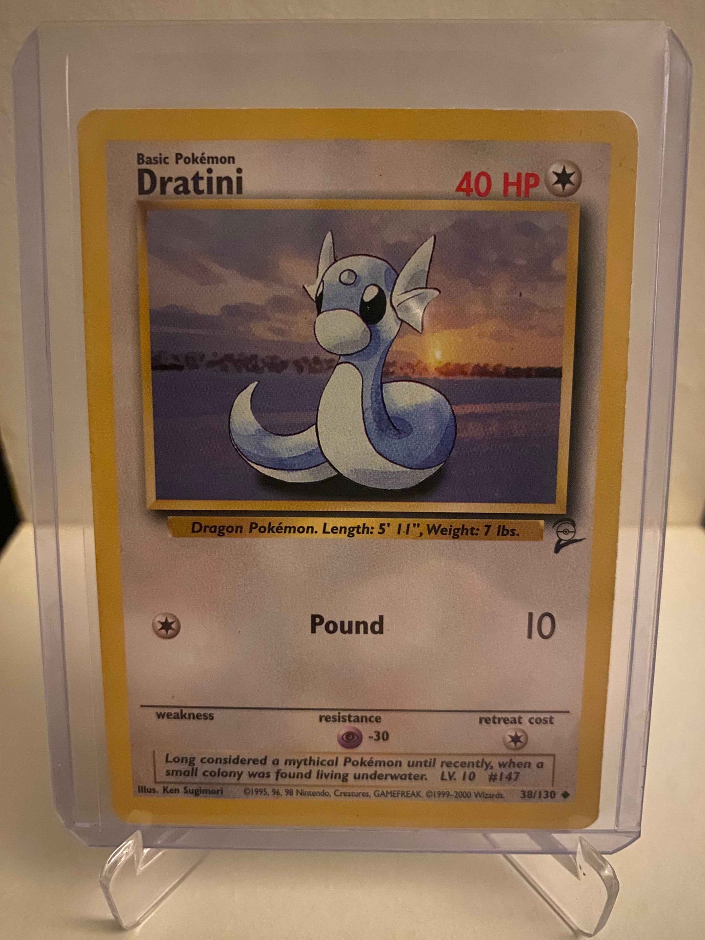 Pokemon kort Base Set 2 - Dratini (38/130) - Pokedexet
