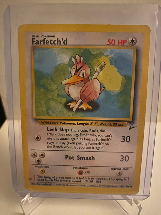 Pokemon Base Set 2 Farfetch´d (40/130)