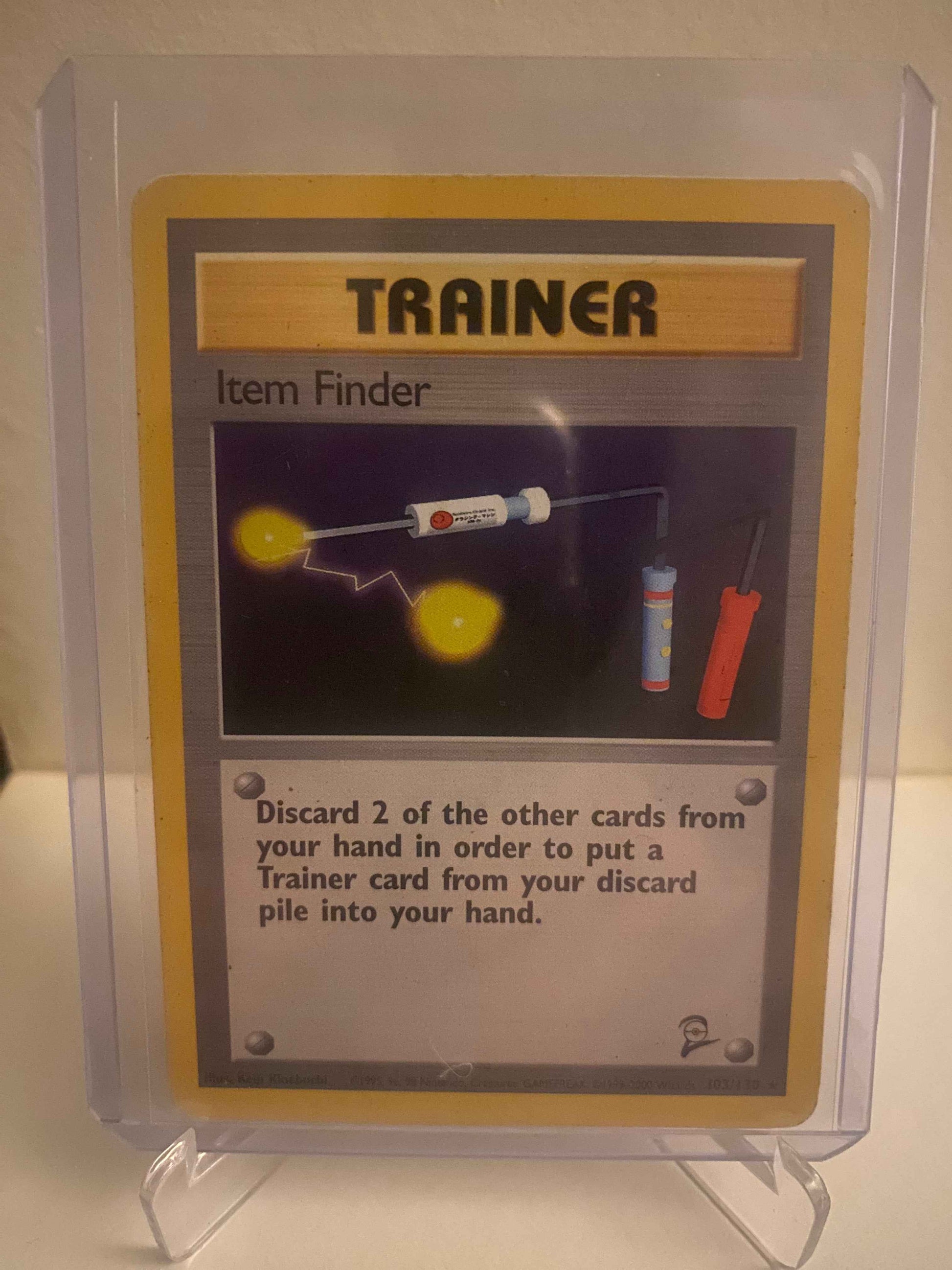 Pokemon kort Base Set 2 - Item Finder (103/130) - Pokedexet