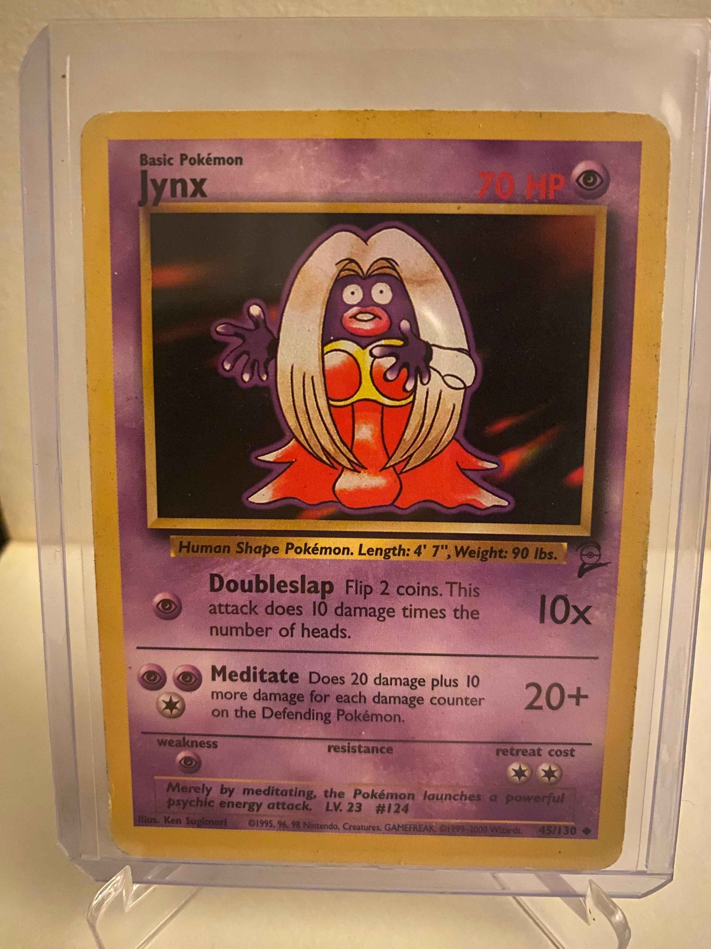Pokemon kort Base Set 2 - Jynx (45/130) - Pokedexet
