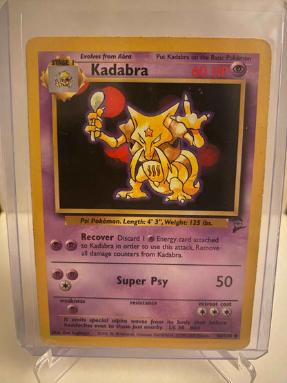 Pokemon kort Base Set 2 - Kadabra (46/130) - Pokedexet