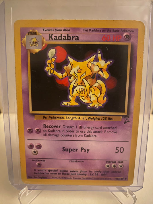 Pokemon Base Set 2 Kadabra (46/130)
