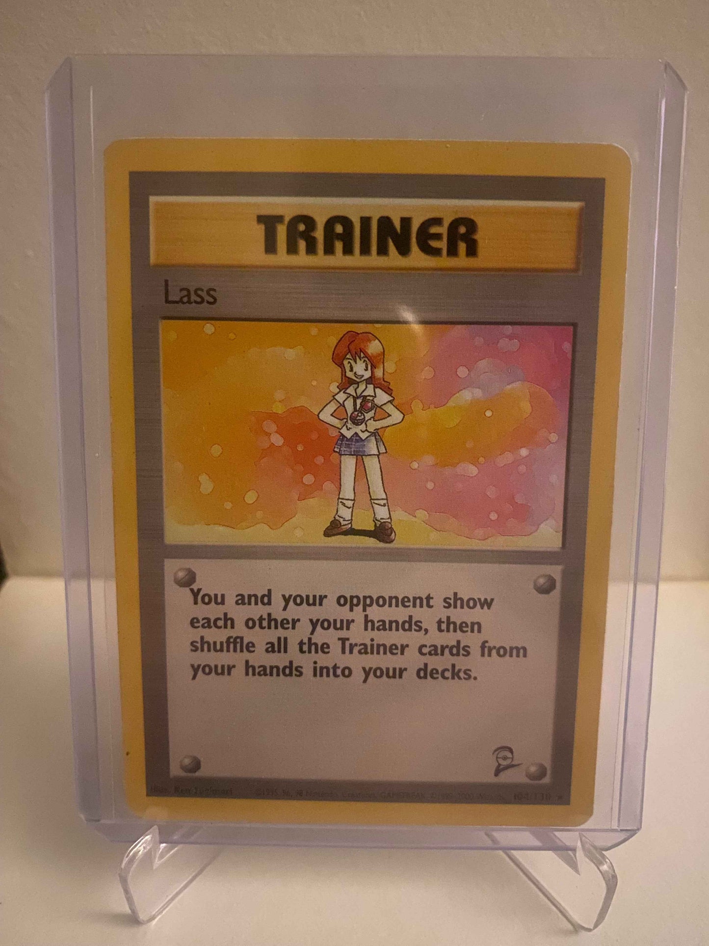 Pokemon kort Base Set 2 - Lass (104/130) - Pokedexet
