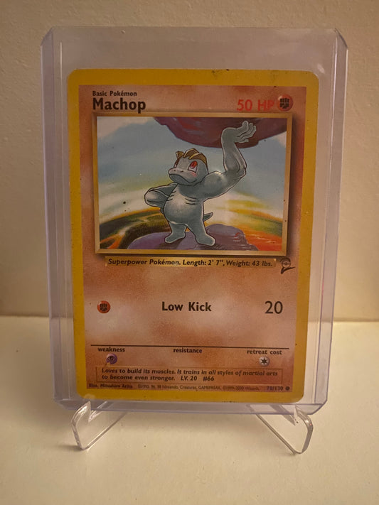 Pokemon Base Set 2 Machop (78/130)