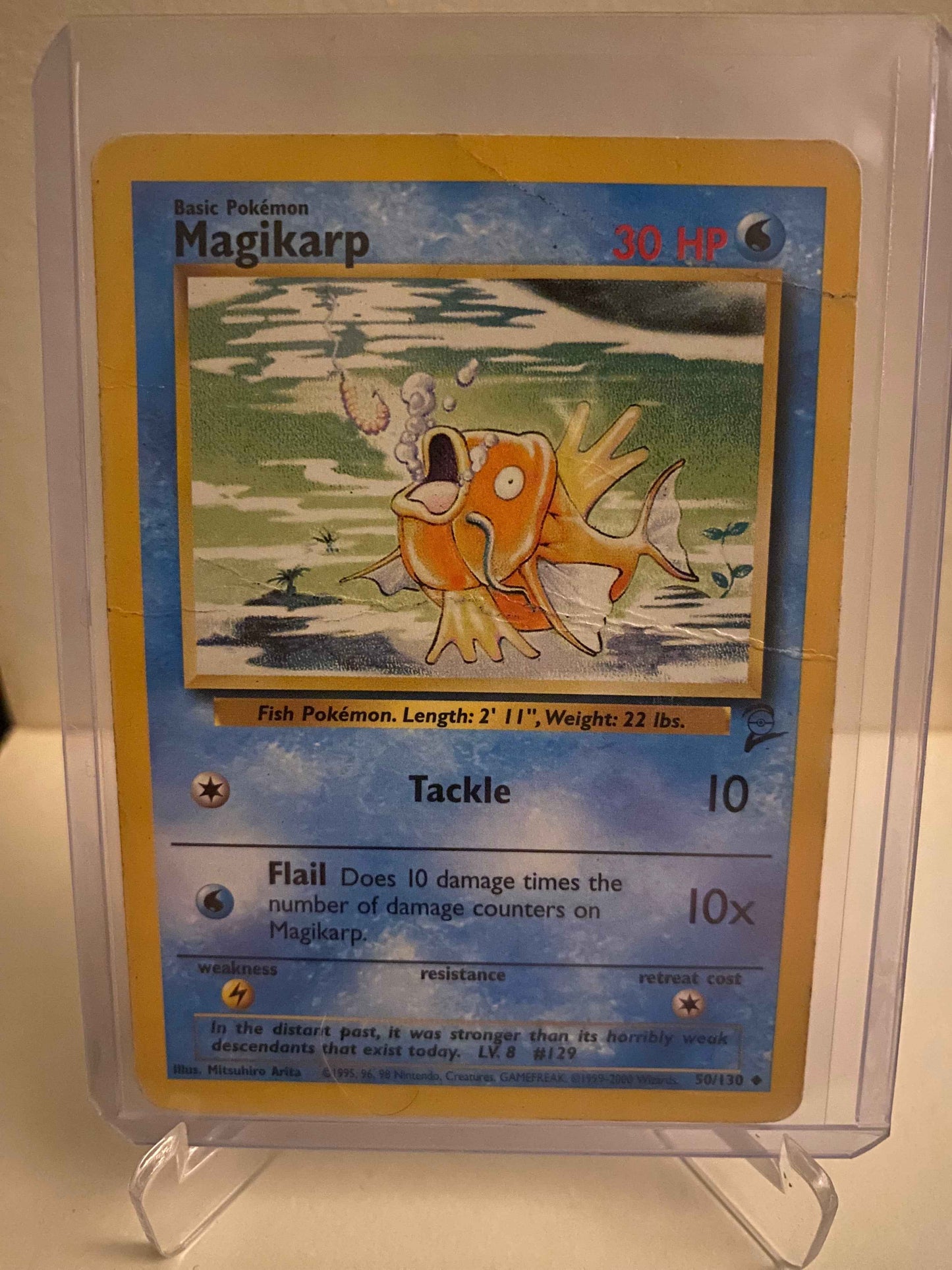 Pokemon kort Base Set 2 - Magikarp (50/130) - Pokedexet