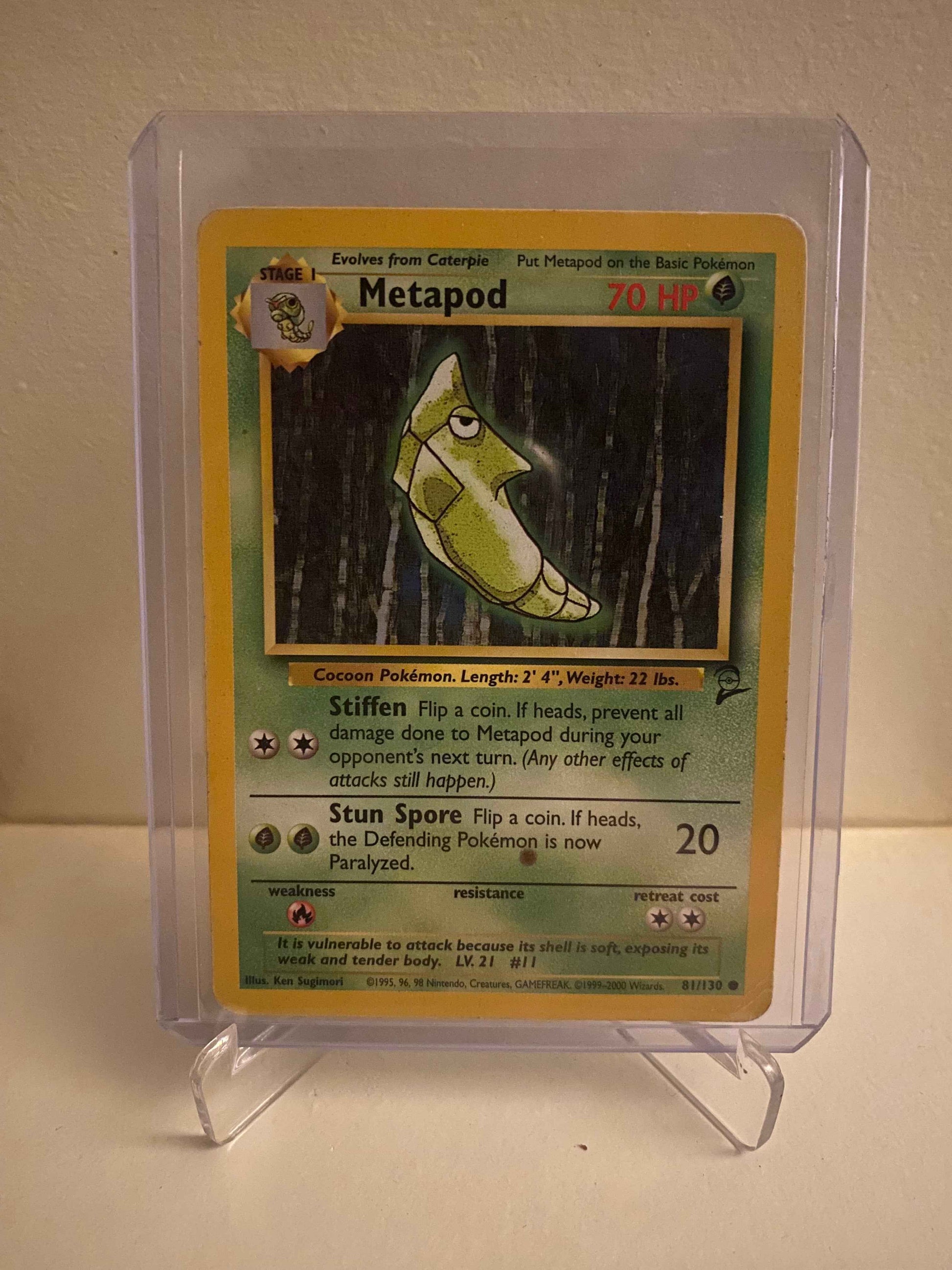 Pokemon kort Base Set 2 - Metapod (81/130) - Pokedexet
