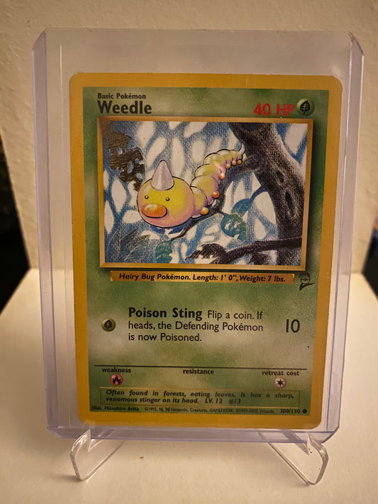 Pokemon Base Set 2 Weedle (100/130)