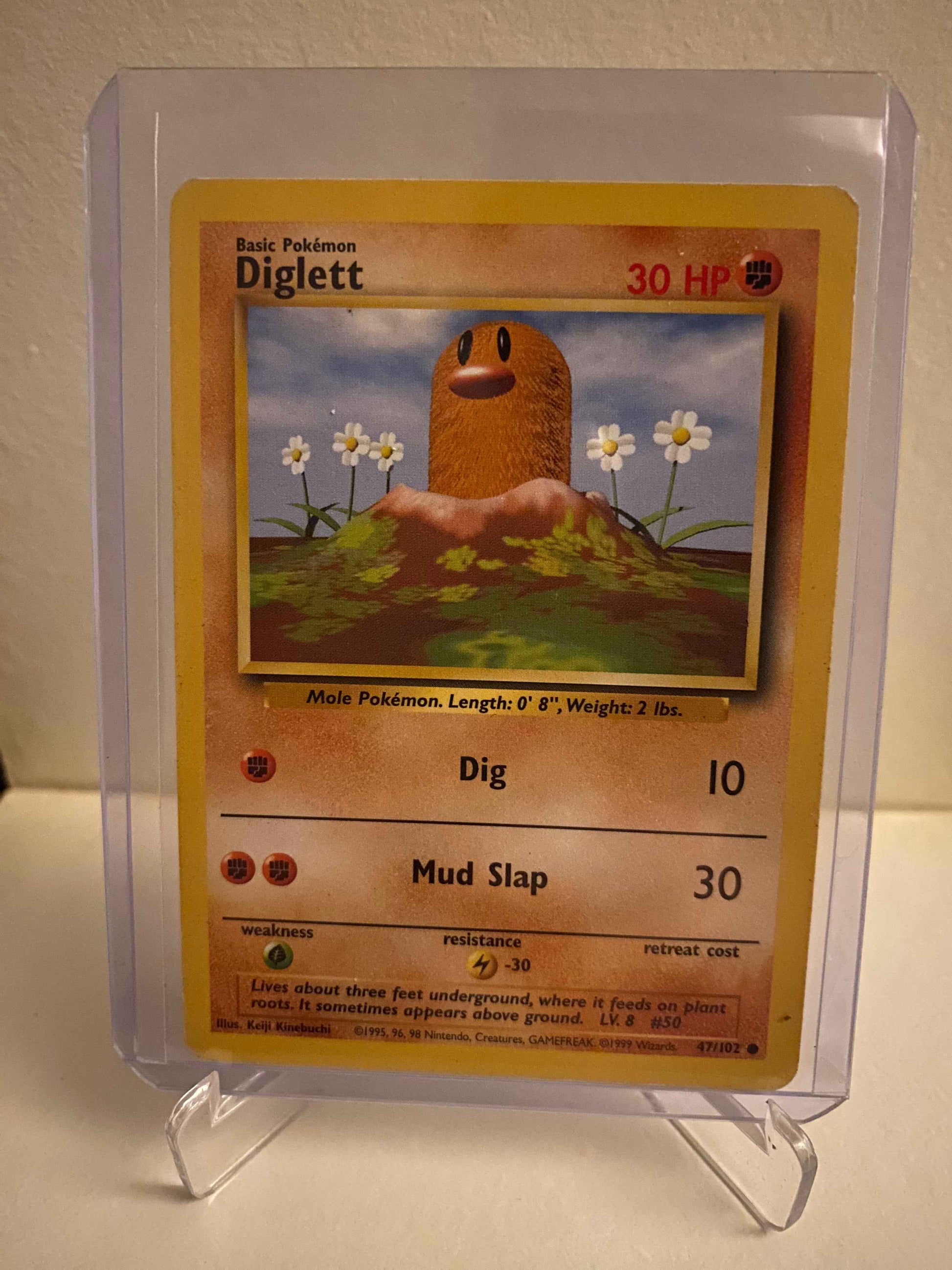 Pokemon Base Set - Diglett (47/102)