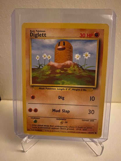 Pokemon Base Set - Diglett (47/102)