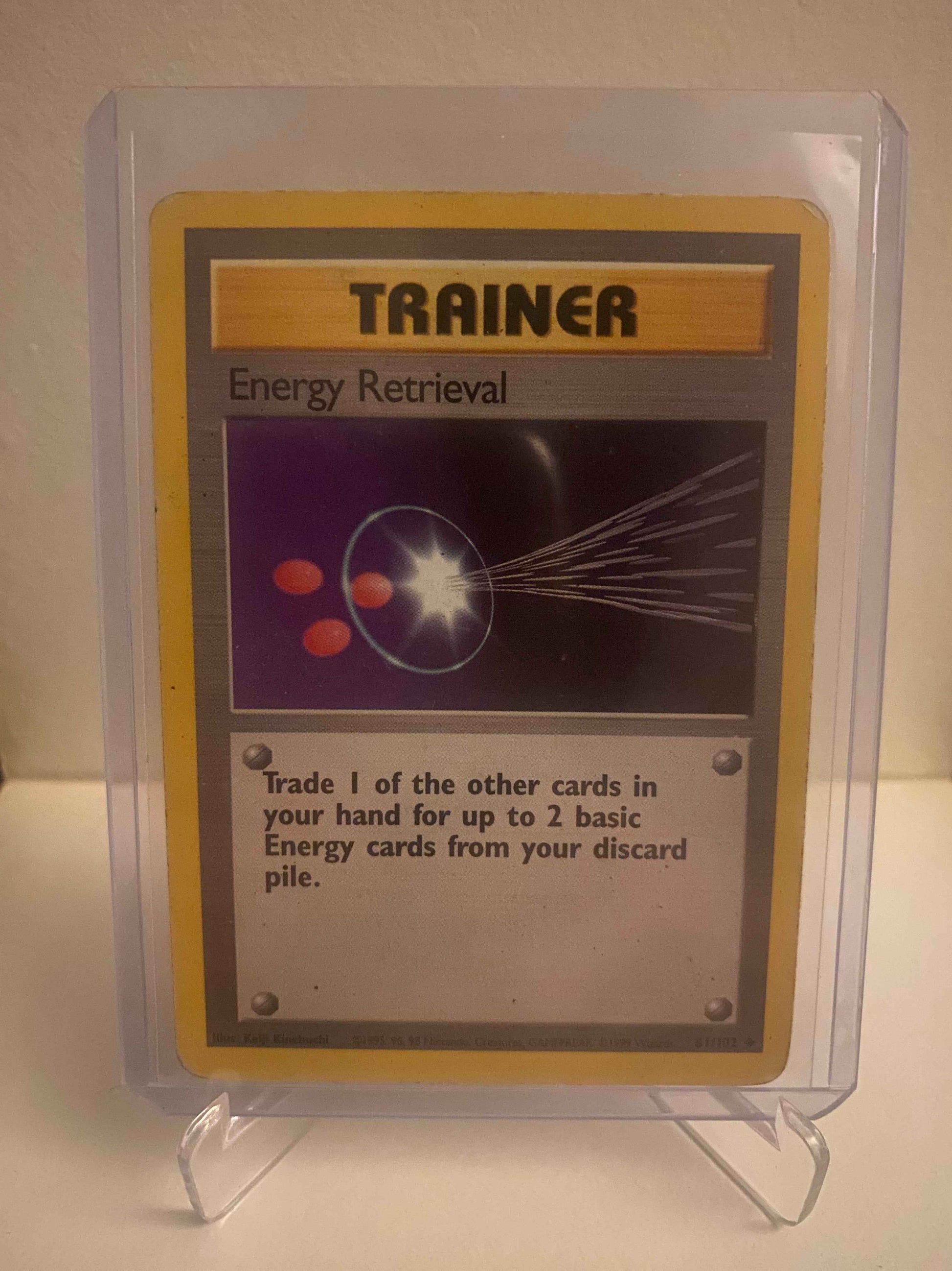 Pokemon kort Base Set - Energy Retrieval (81/102) - Pokedexet