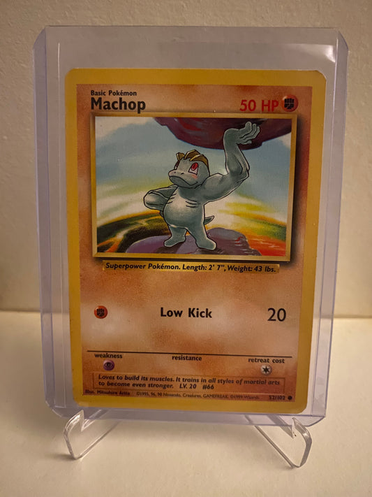 Pokemon Base Set Machop (52/102)