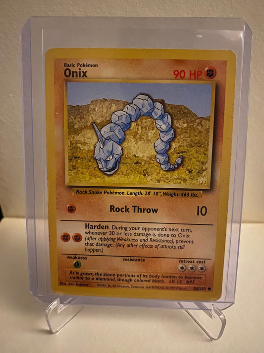 Pokemon Base Set Onix (56/102)