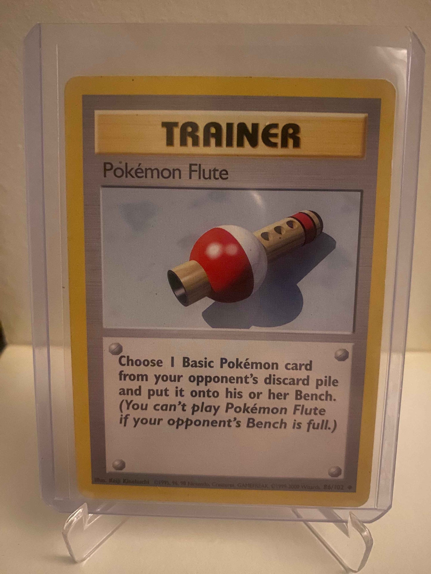 Pokemon kort Base Set - Pokemon Flute (86/102) - Pokedexet