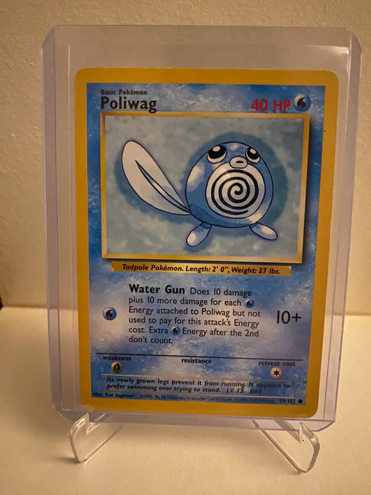 Pokemon Base Set Poliwag (59/102)