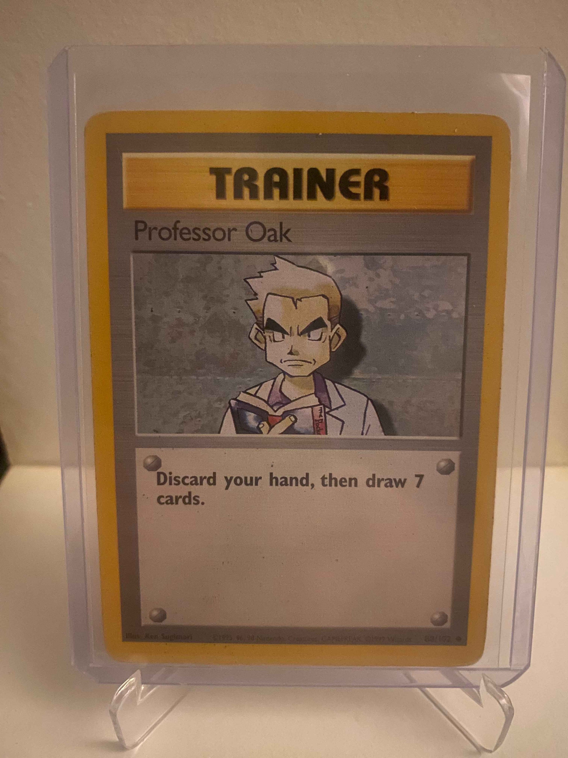 Pokemon kort Base Set - Professor Oak (88/102) - Pokedexet