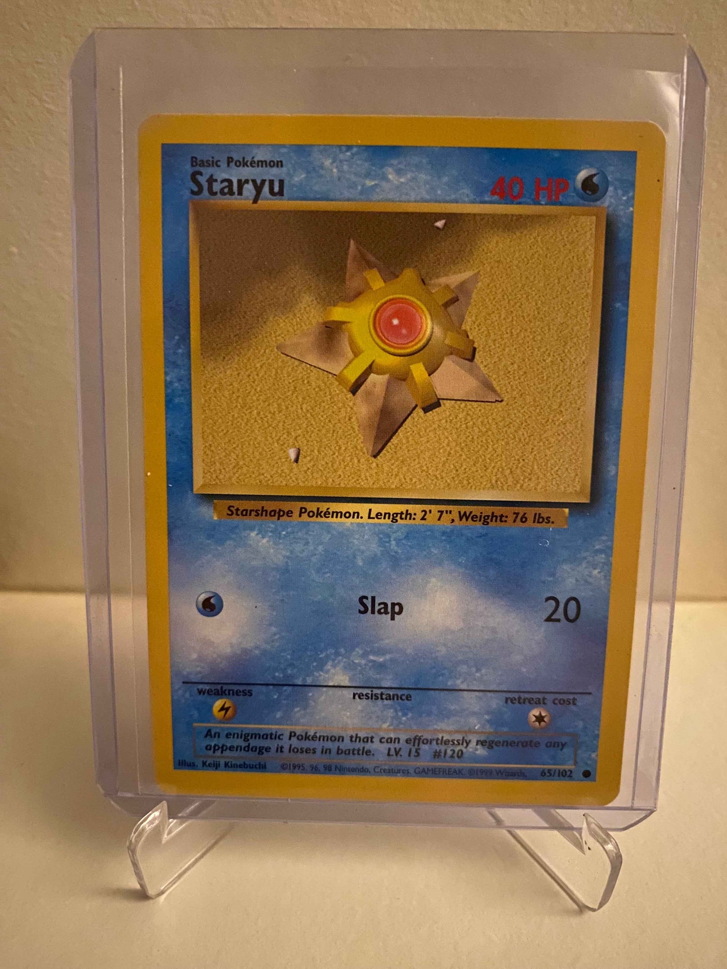 Pokemon kort Base Set - Staryu (65/102) - Pokedexet