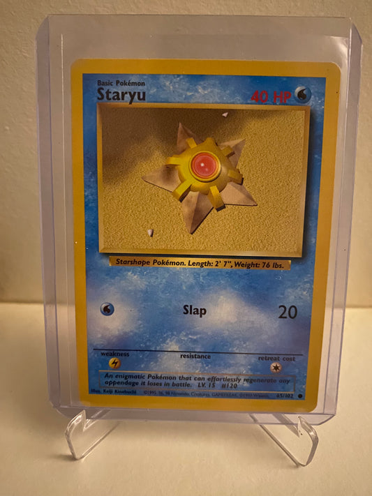 Pokemon Base Set Staryu (65/102)