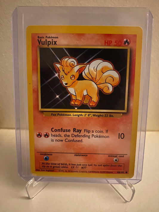 Pokemon Base Set Vulpix (68/102)