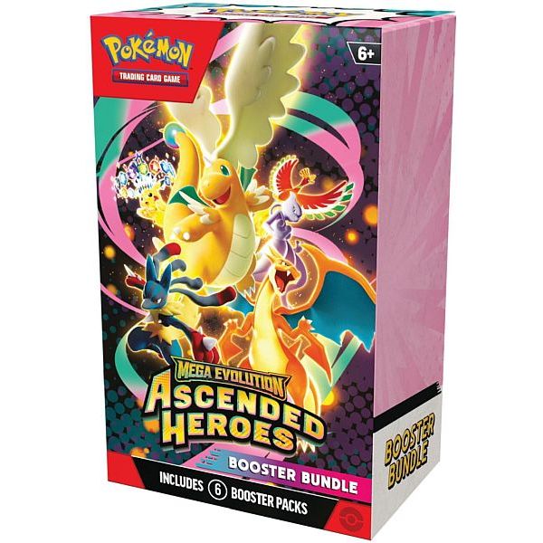 Pokemon Booster Bundle - Mega Evolution Ascended Heroes - Pokedexet