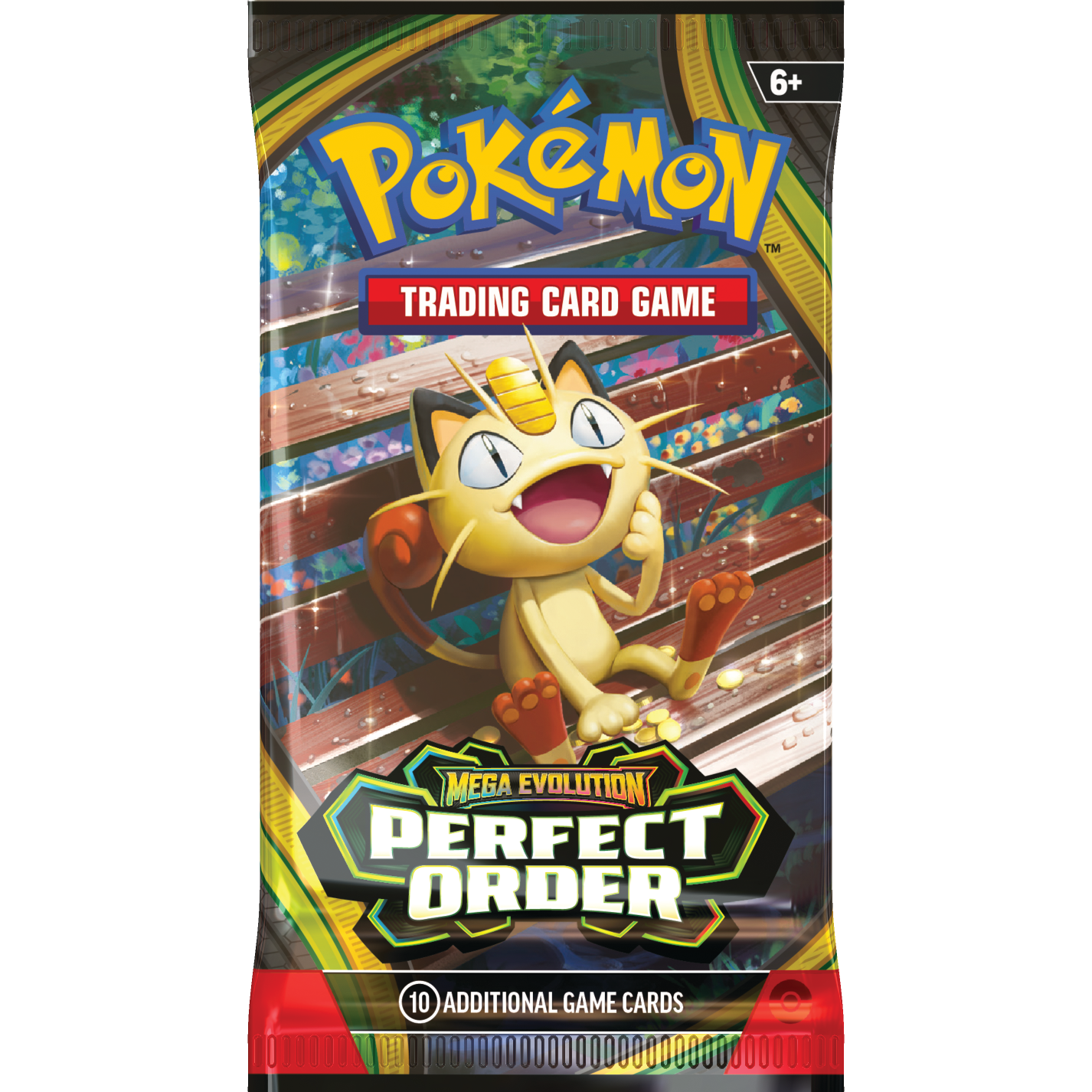 Pokemon Booster Pack - Mega Evolution Perfect Order Meowth - Pokedexet